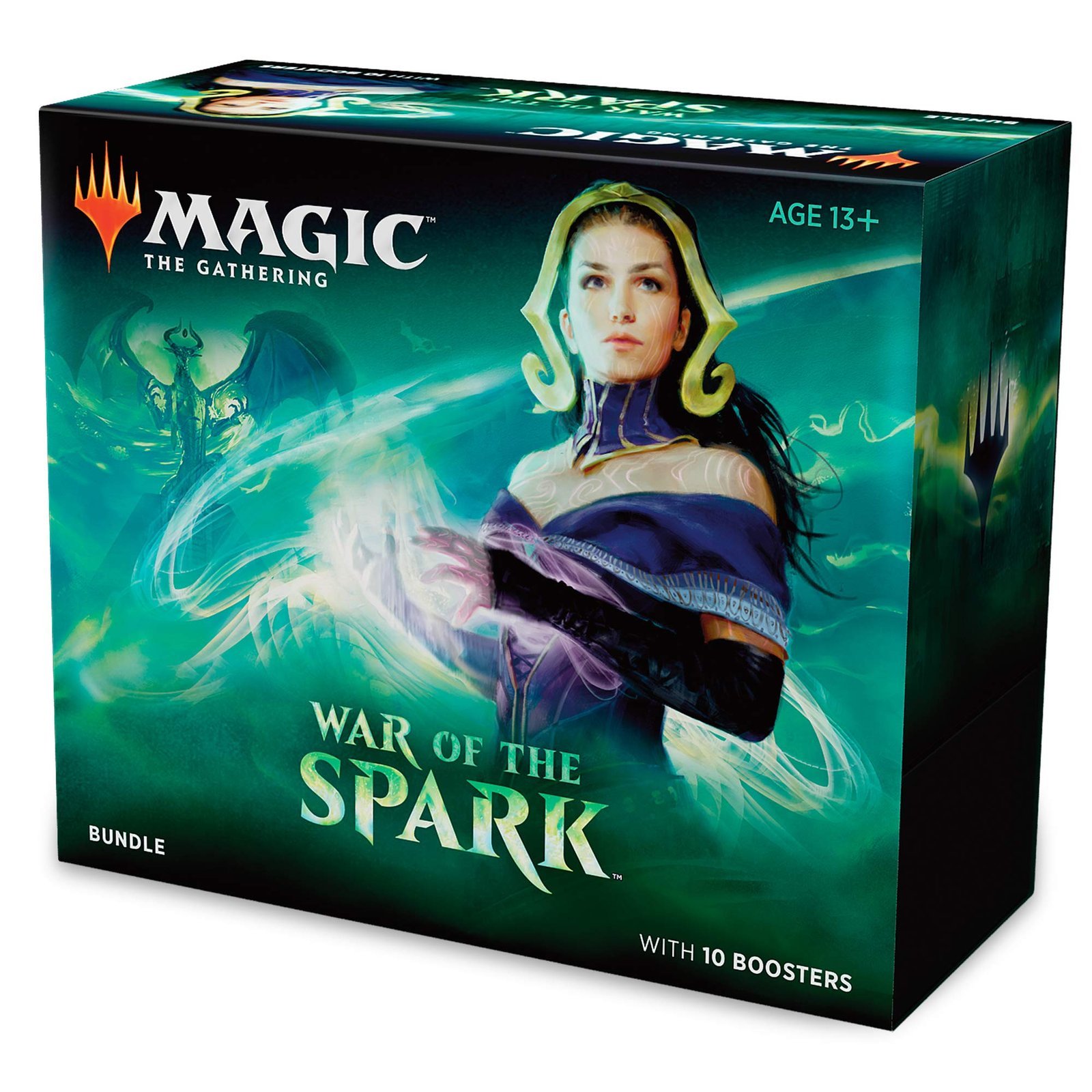 81trrIAnwTL.jpg Magic: The Gathering War of The Spark Bundle | 10 Booster Packs | Accessories | Planeswalker in Every Pack - Image 1