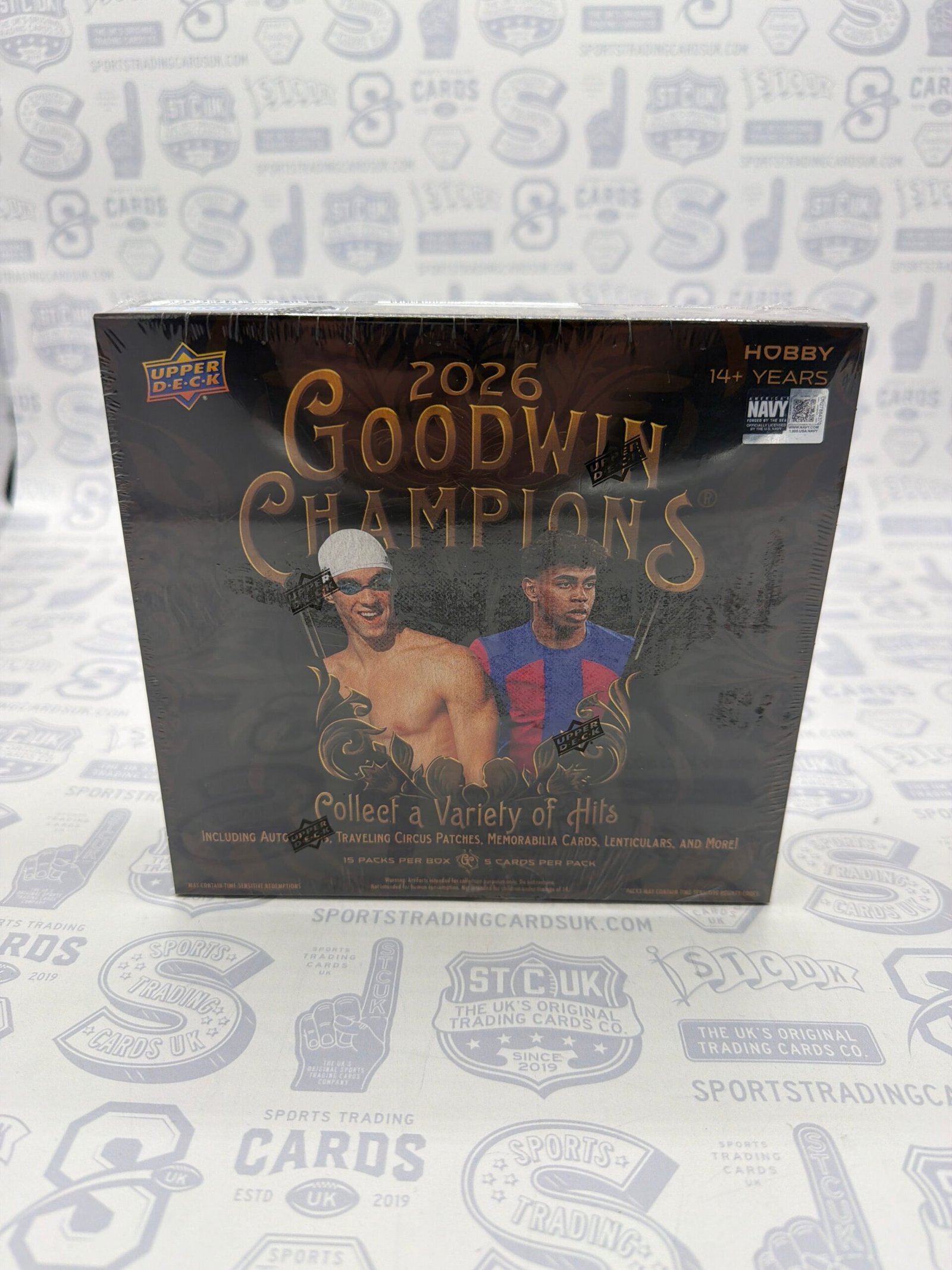 8FA5F3B3-1ADE-40E5-9CC3-AF375A508A34-scaled-1.jpg 2026 Upper Deck Goodwin Champions Hobby Box - Image 1