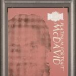 Connor McDavid 2023 Metal Universe Platinum Portraits Metallic Pink PSA 9