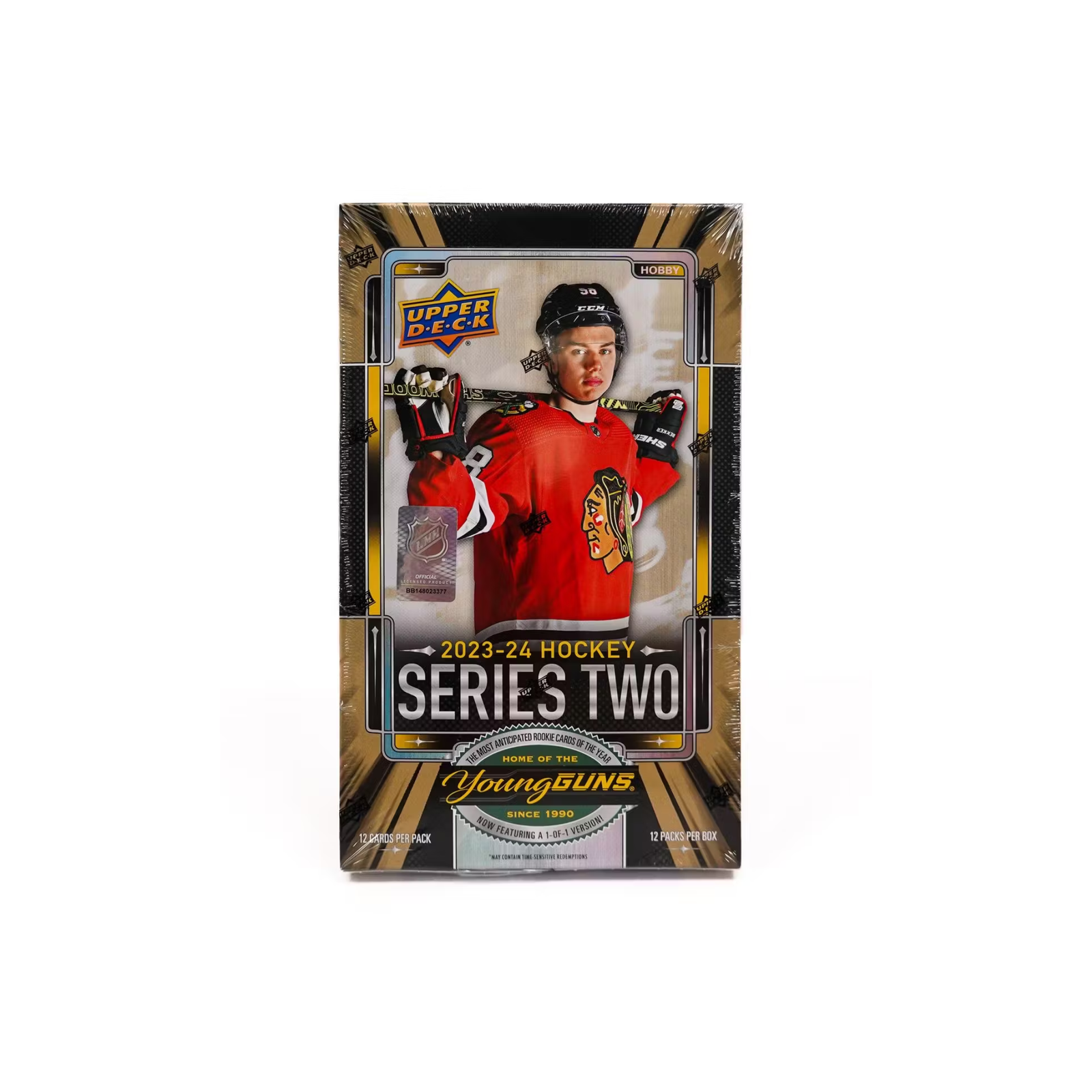 Addaheading-2024-03-05T173842.206.png 2023-24 Upper Deck Series 2 Hockey Hobby 12 Box Case - Image 1