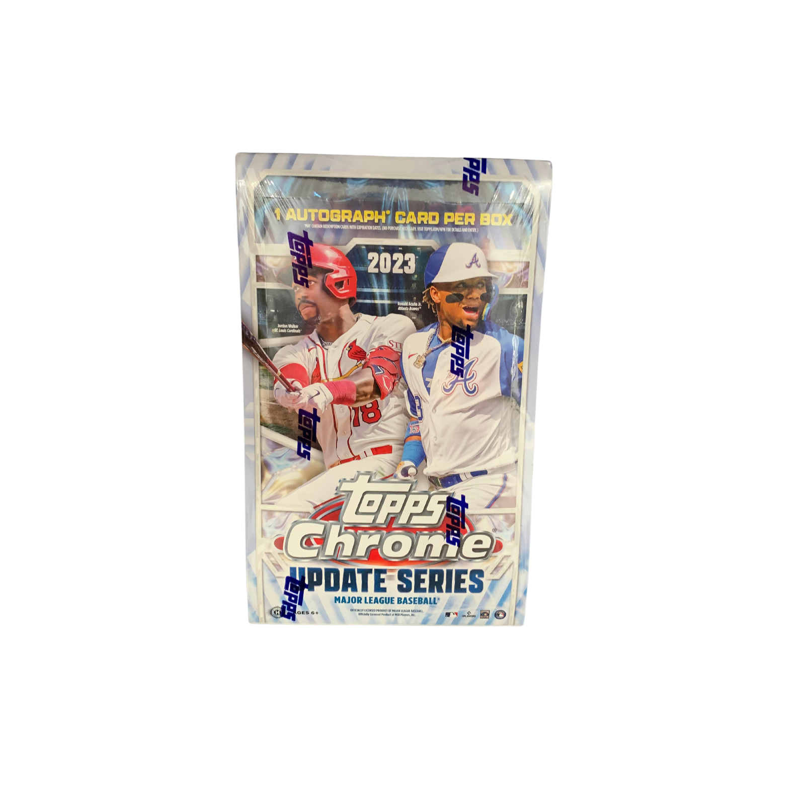 Addaheading_48.png 2023 Topps Chrome Update Series Baseball Hobby 6 Box Case - Image 1