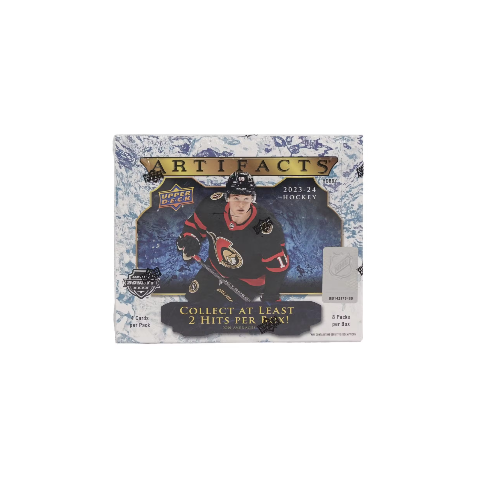 Addaheading_62_0f7bb4bd-ccb0-4506-977c-6811539bda86.png 2023-24 Upper Deck Artifacts Hockey Hobby 10 Box Case - Image 1