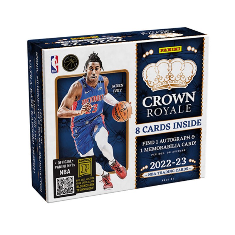 CR1_758b8cd6-7fbc-44dd-9740-8e347d4e3c0f.jpg 2022/23 Panini Crown Royale Basketball Hobby 16 Box Case - Image 1
