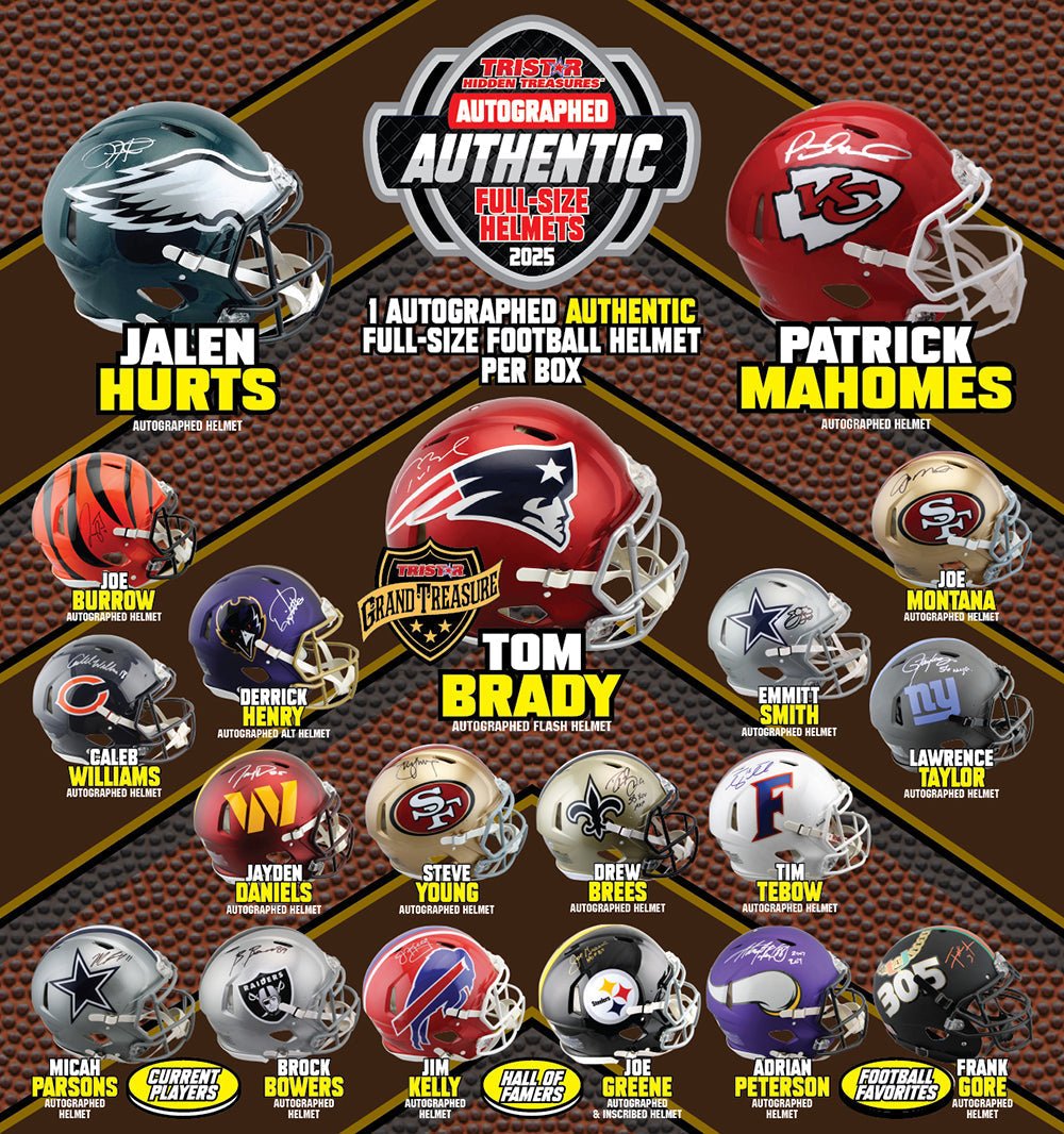 I0061455.jpg 2025 Tri Star Football Autographed Authentic NFL Football Helmets Blind Box - Image 1