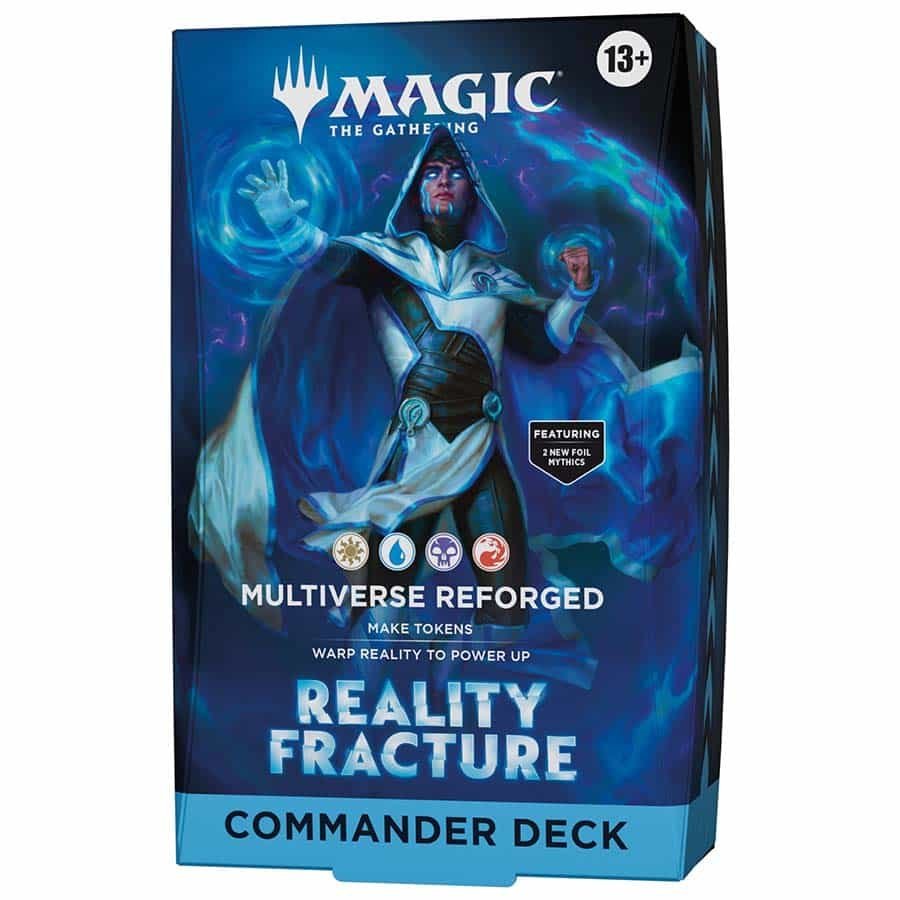 MAGICTHEGATHERINGREALITYFRACTURECOMMANDERDECK.jpg Magic: The Gathering – Reality Fracture Commander Deck (PRE-ORDER) - Image 1