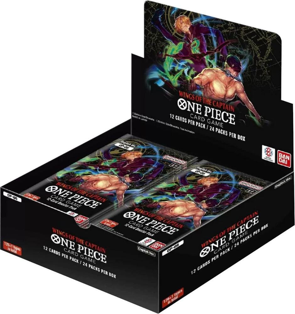 ONEPIECEWINGSOFTHECAPTAINBOOSTERBOXOP06.jpg One Piece: Wings of the Captain Booster Box (OP-06) - Image 1