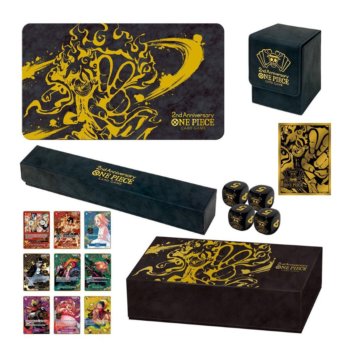 OnePieceCardGameJapanese2ndAnniversarySet_EnglishCards__01.jpg One Piece Card Game Japanese 2nd Anniversary Set (English Cards) - Image 1