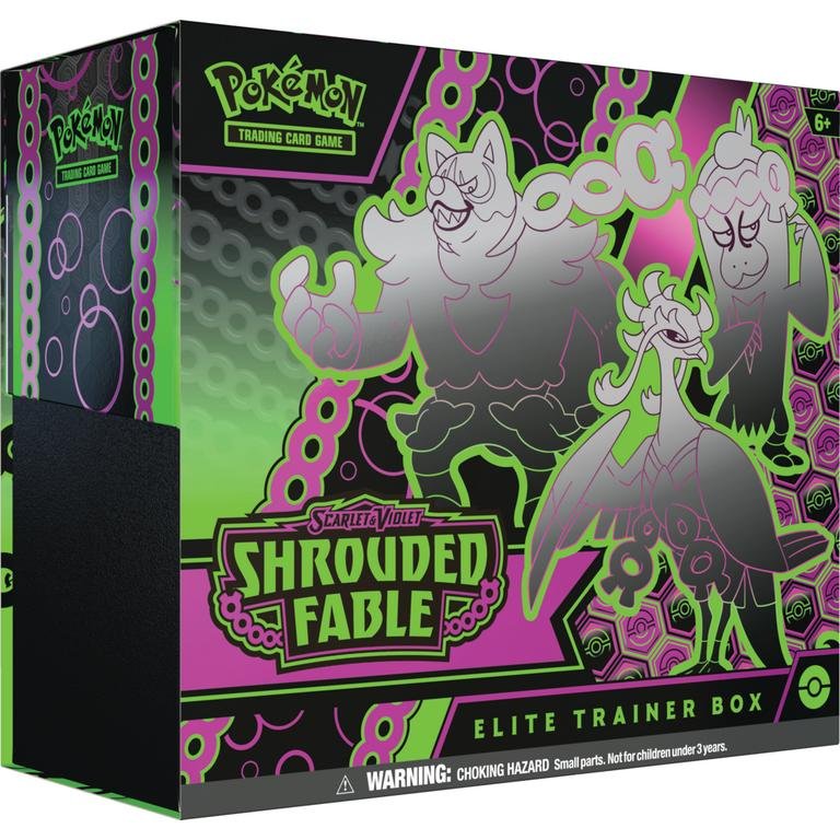 Pokemon-Trading-Card-Game-Scarlet-and-Violet-Shrouded-Fable-Elite-Trainer-Box_6eb0bfa9-6fbd-4ce4-8298-507055b54abe.jpg Pokemon Scarlet & Violet Shrouded Fable Elite Trainer 10 Box Case - Image 1