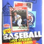 1985 Fleer Baseball Wax Box (BBCE Wrapped)