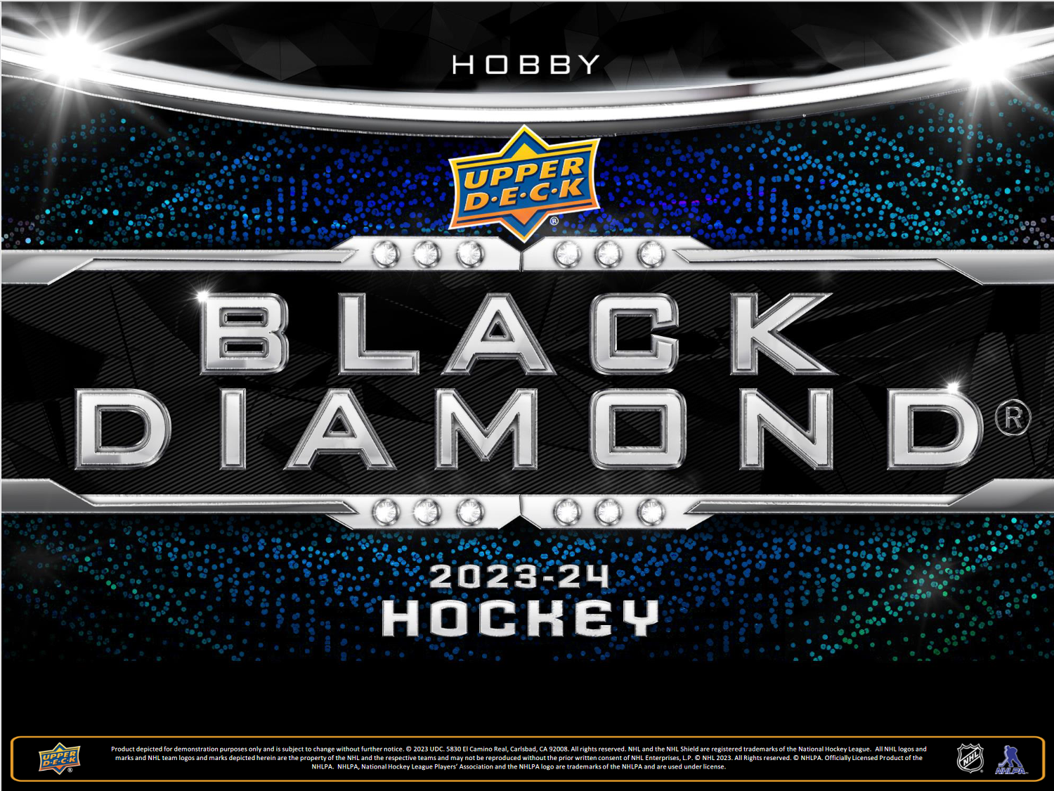 Screenshot2023-10-29at21-19-04PowerPointPresentation-23udblackdiamonHK.pdf_6d5c95b2-277b-4214-87fe-66883024f4c2.png 2023-24 Upper Deck Black Diamond Hockey Hobby 10 Box Case - Image 1