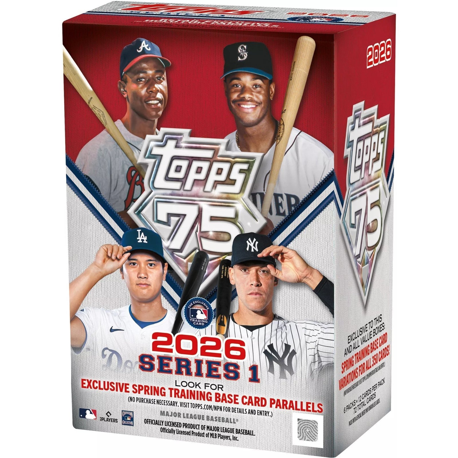 Untitled_2000x2000px_20_c6f37ffe-ac7f-44f9-938d-6f99905608a4.jpg 2026 Topps Baseball Series 1 Blaster Box 40 Box Case - Image 1