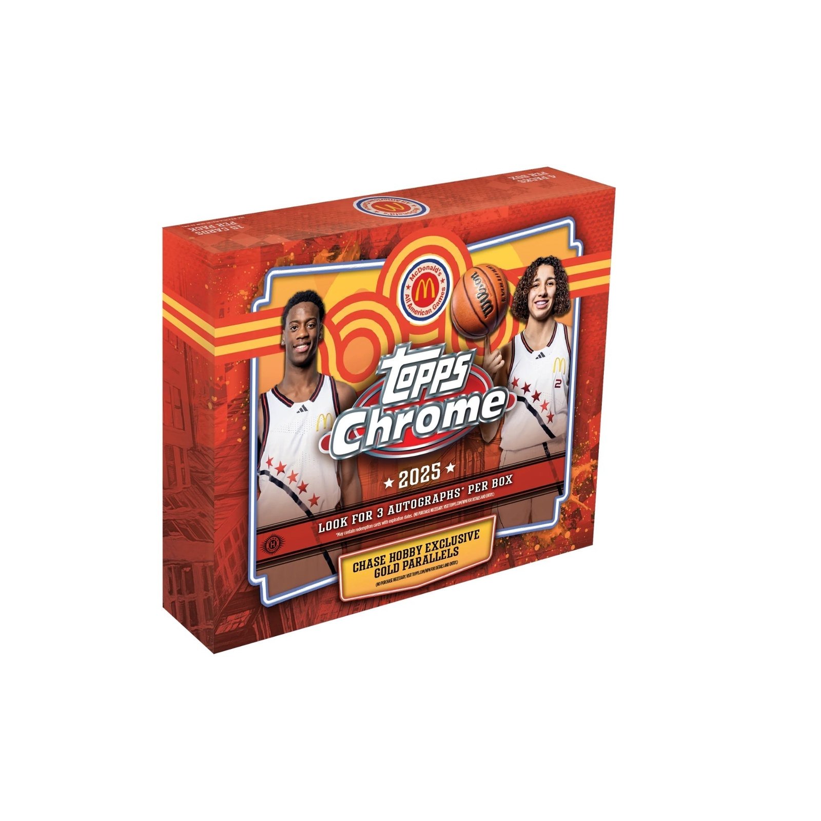 Untitled_2000x2000px_6_3ec528ec-3139-4ea0-8a83-5de3f4693243.jpg 2025 Topps Chrome McDonalds All American Basketball Hobby 12 Box Case - Image 1