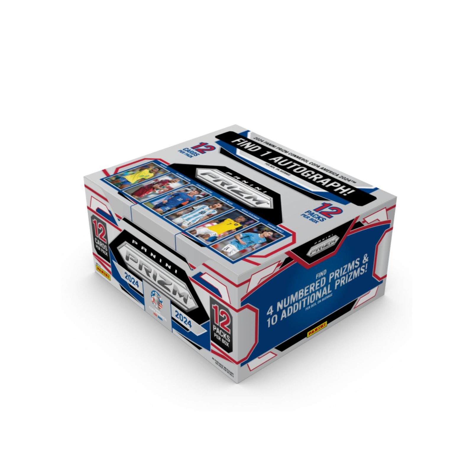 Untitled_design_80_9b73a66e-db2c-45fa-84ea-6b643837a1de.png 2023-24 Panini Prizm COPA America Soccer Hobby 12 Box Case - Image 1