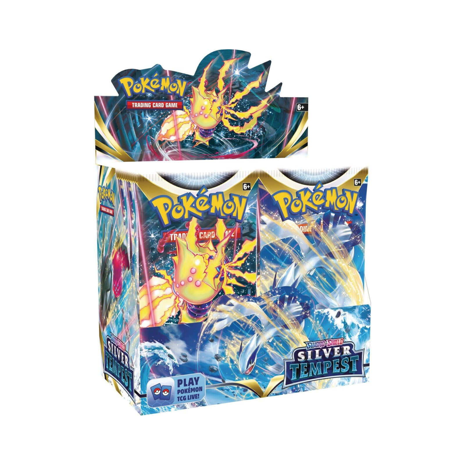Untitleddesign-2022-11-06T152406.212.png Pokemon Sword & Shield Silver Tempest Booster Box - Image 1
