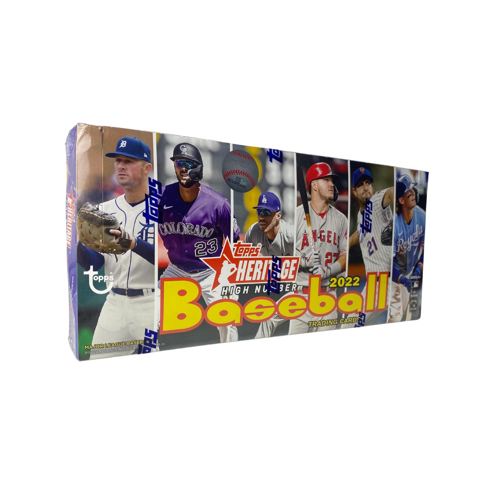 Untitleddesign-2022-12-07T184313.430.png 2022 Topps Heritage High Number Baseball Hobby 12 Box Case - Image 1
