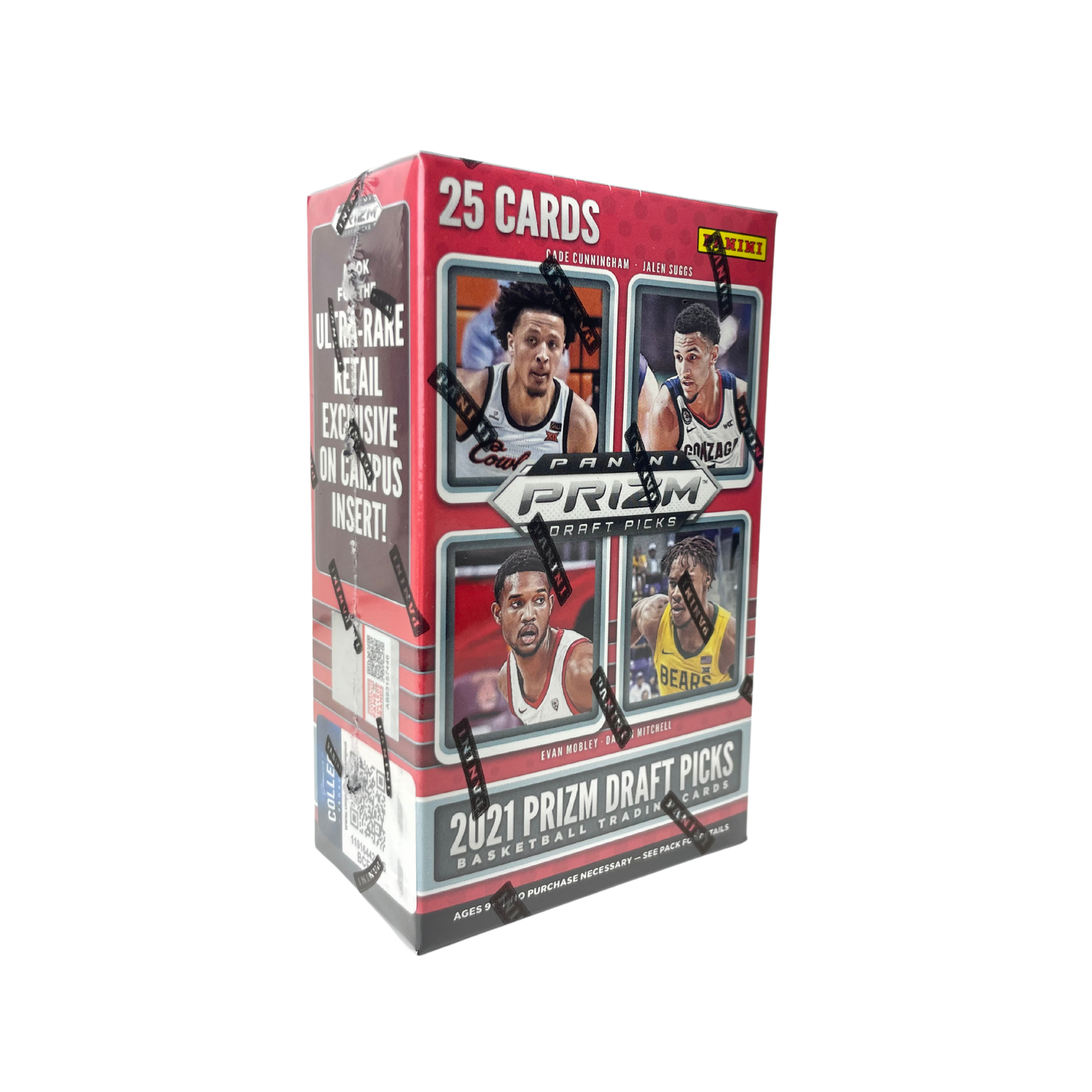 Untitleddesign-2022-12-16T161854.484_09546743-18cc-4d75-9f8e-28bb000b345b.png 2021 Panini Prizm Collegiate Draft Picks Basketball Cereal 40 Box Case - Image 1