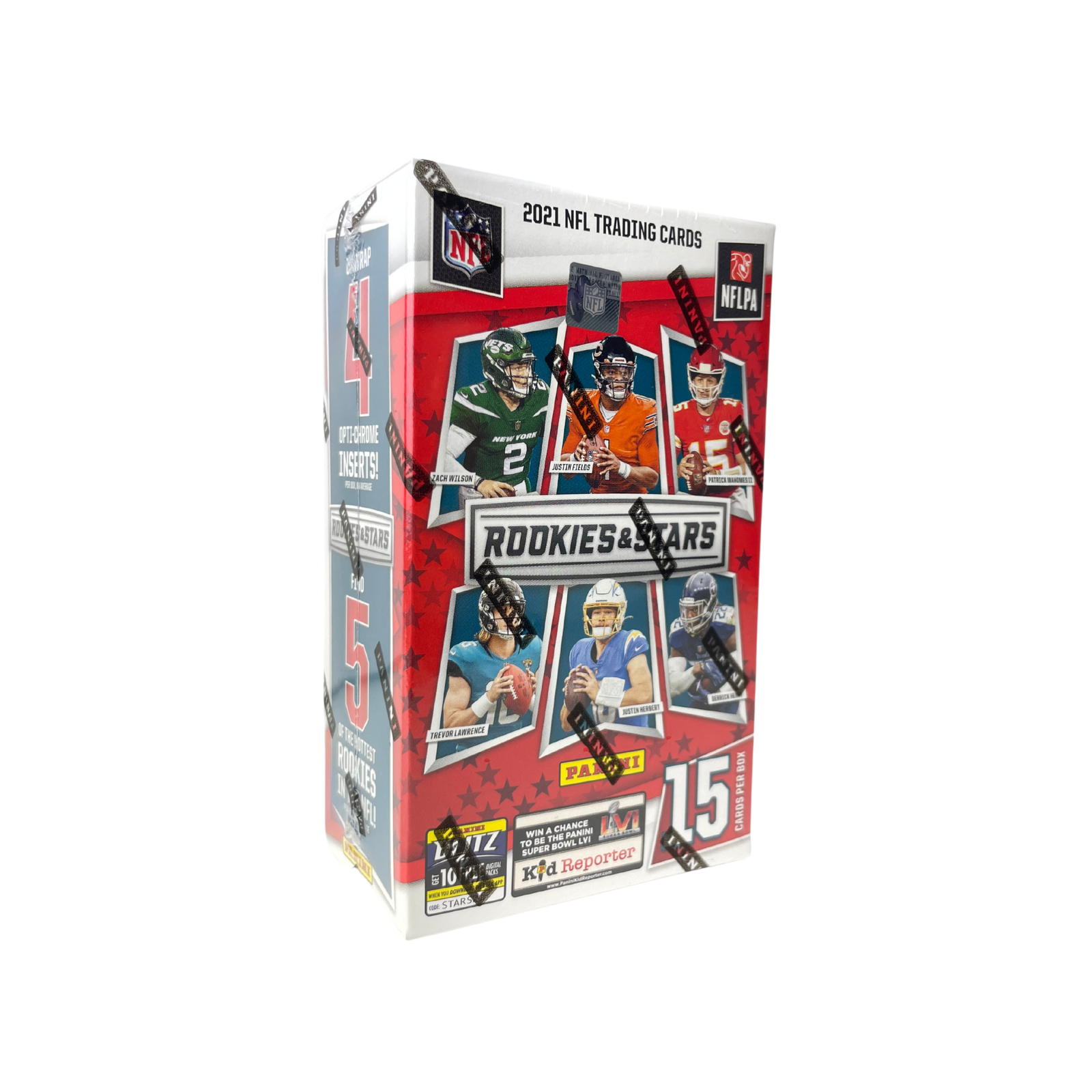 Untitleddesign-2022-12-16T162011.716_254c0588-cd1b-46a3-a97f-cf23c30073a4.png 2021 Panini Rookies & Stars Football Cereal 40 Box Case - Image 1