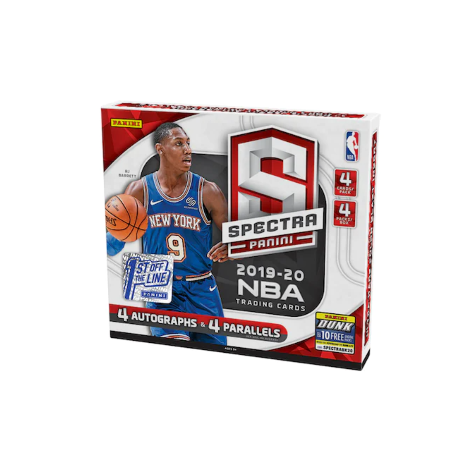 Untitleddesign-2023-06-21T124730.019.png 2019-20 Panini Spectra Basketball 1st Off The Line Hobby Box - Image 1