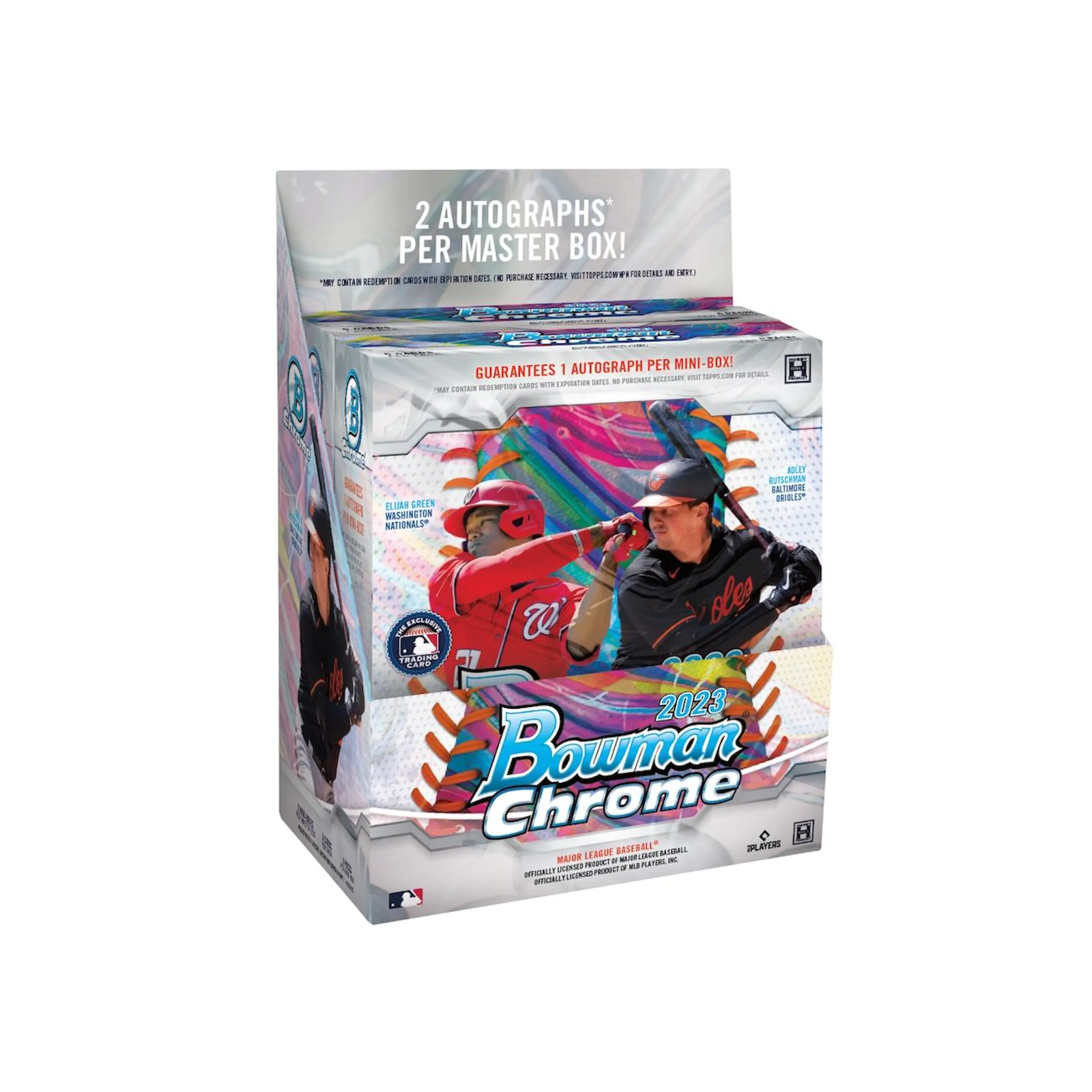 Untitleddesign-2023-09-12T121108.150.png 2023 Bowman Chrome Baseball Hobby 12 Box Case - Image 1