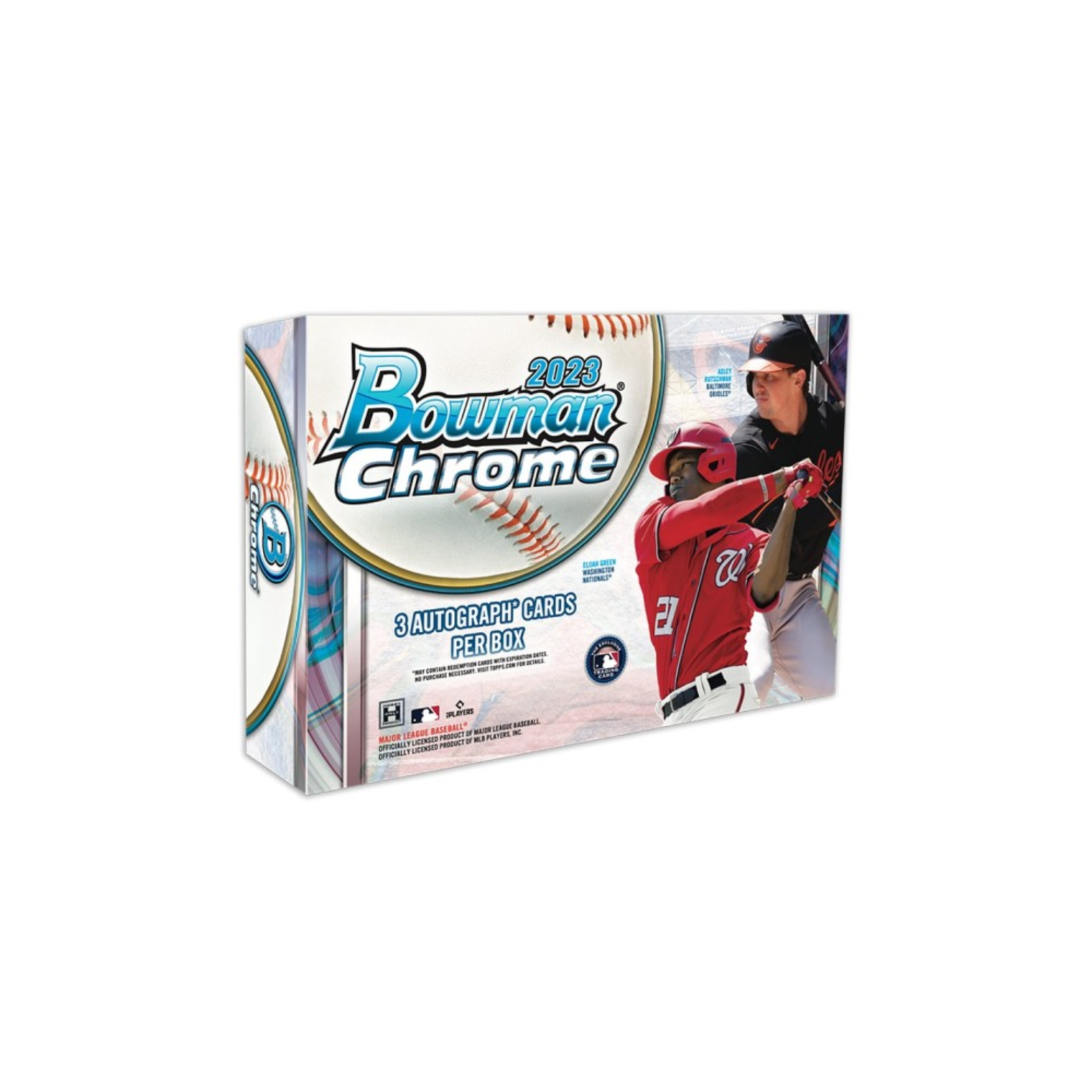 Untitleddesign-2023-09-12T121443.120.png 2023 Bowman Chrome Baseball HTA Choice 12 Box Case - Image 1