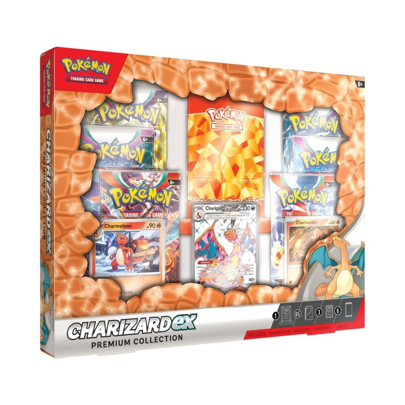 Untitleddesign-2023-10-15T204219.845_1efecd66-fa4f-4ab6-9697-7f50060e7602.png Pokemon Charizard EX Premium Collection 6 Box Case - Image 1