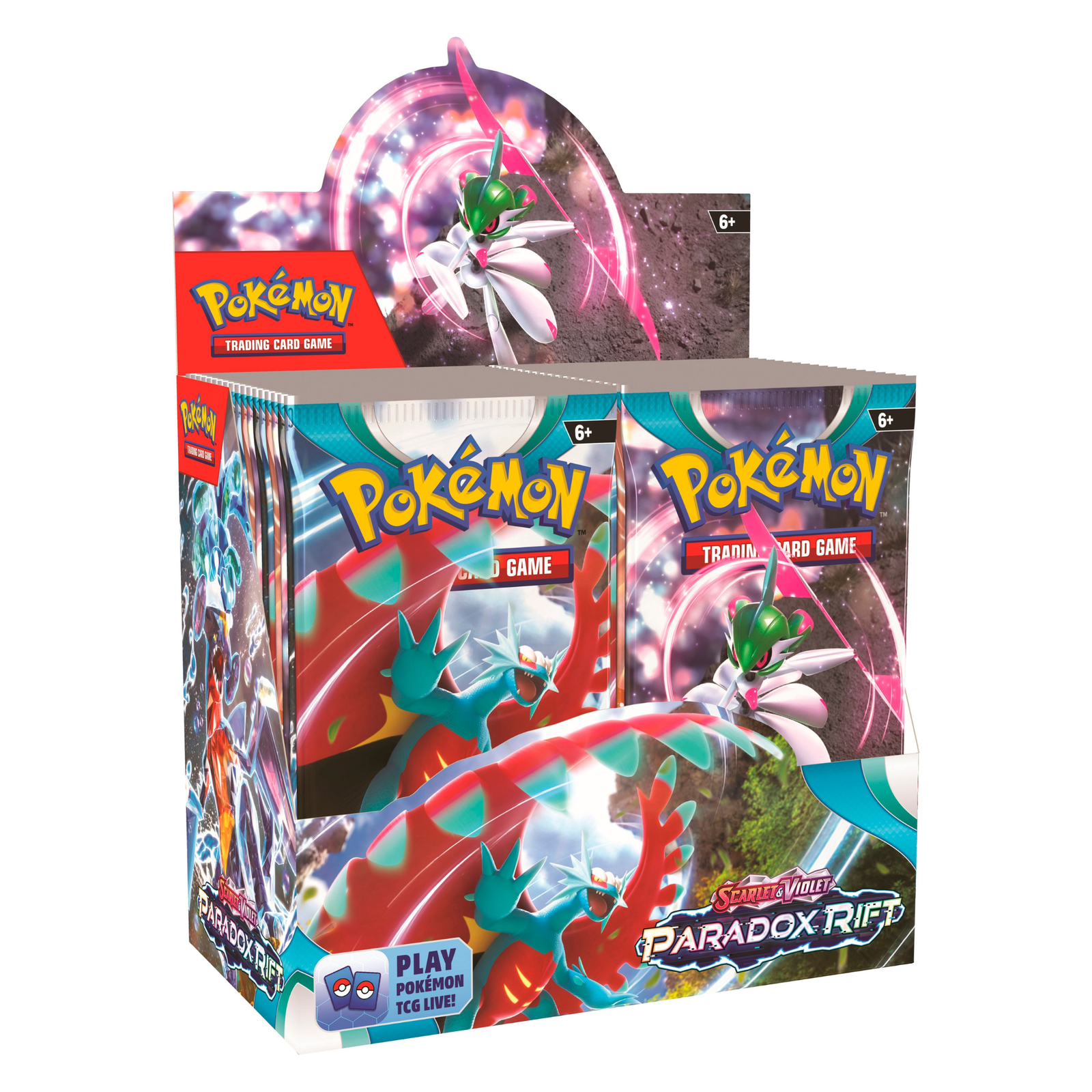 Untitleddesign-2023-10-29T125751.288.png Pokemon Scarlet & Violet Paradox Rift Booster Box - Image 1