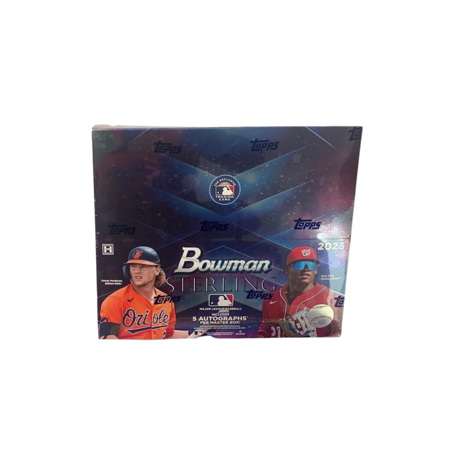 Untitleddesign-2023-10-31T173953.841.png 2023 Bowman Sterling Baseball Hobby 12 Box Case - Image 1
