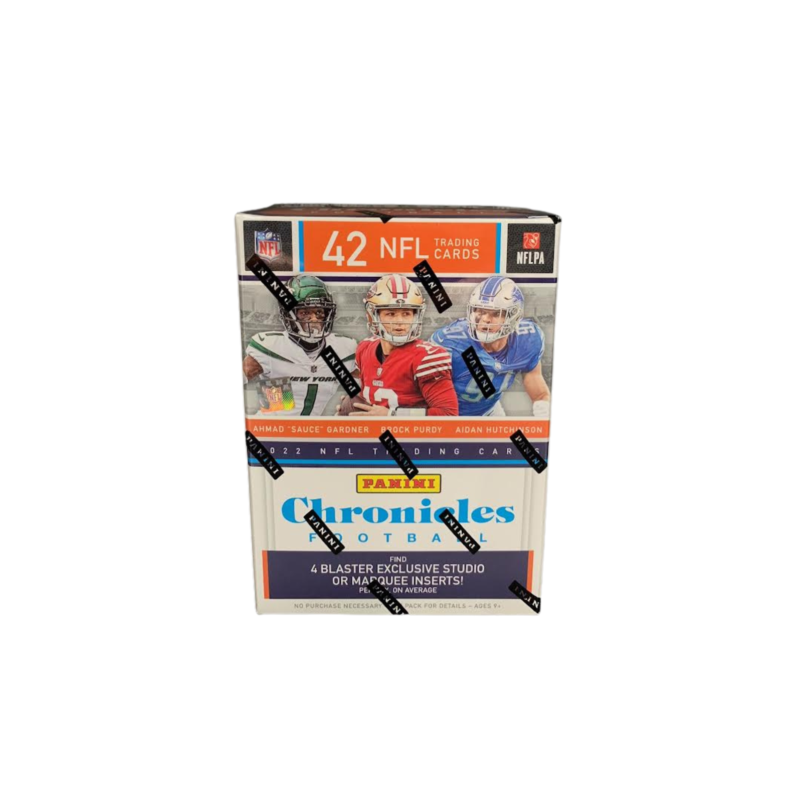Untitleddesign-2023-11-09T165253.035_1c0e9e30-9ee3-4261-9628-350666c1a479.png 2022 Panini Chronicles Football Blaster Box (20 Box Case) - Image 1