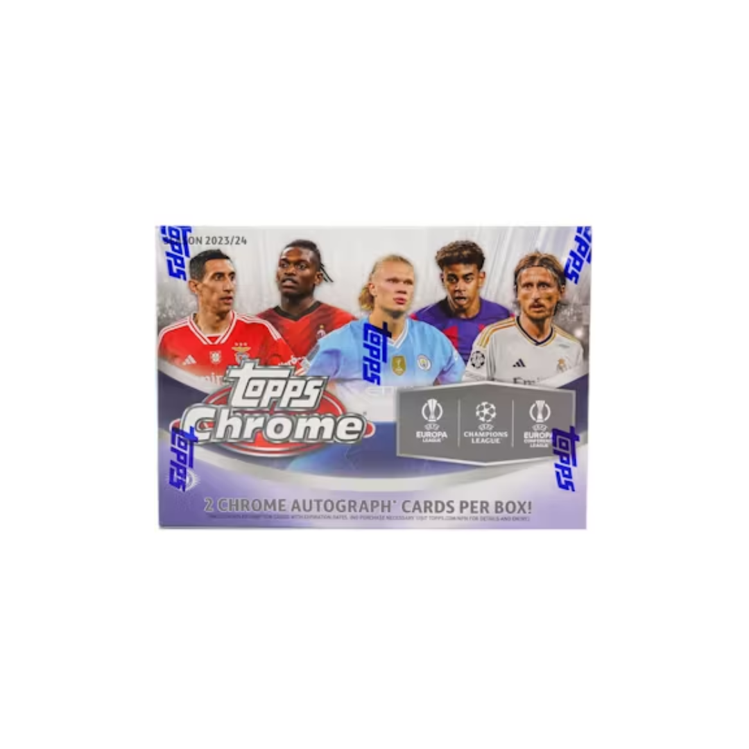 Untitleddesign-2024-07-27T132341.518.png 2023-24 Topps UEFA Club Competitions Chrome Soccer Breaker's Delight Box - Image 1