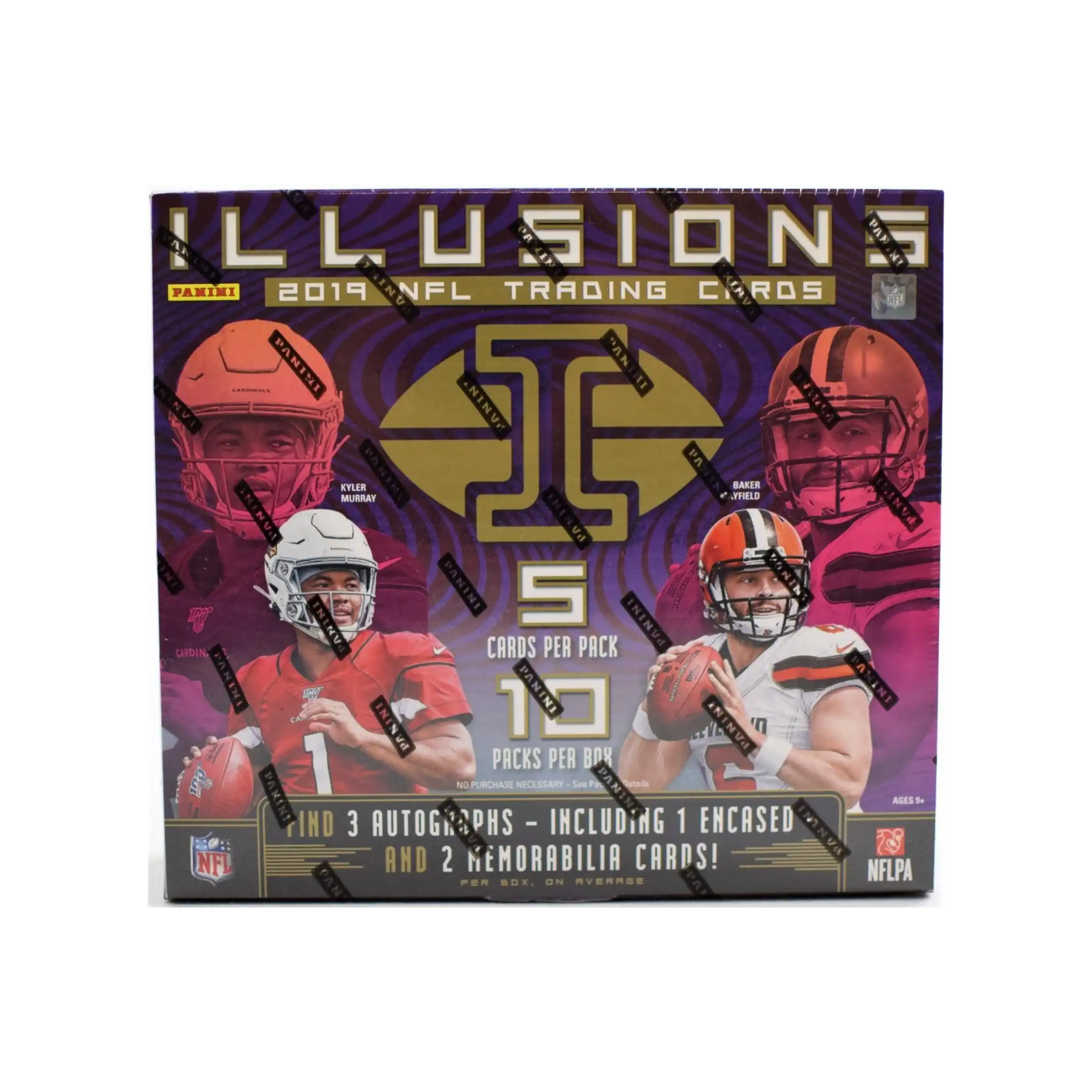 Untitleddesign_32_a4cca48f-c967-4865-b314-463dfd192f0c.png 2019 Panini Illusions Football Hobby Box - Image 1