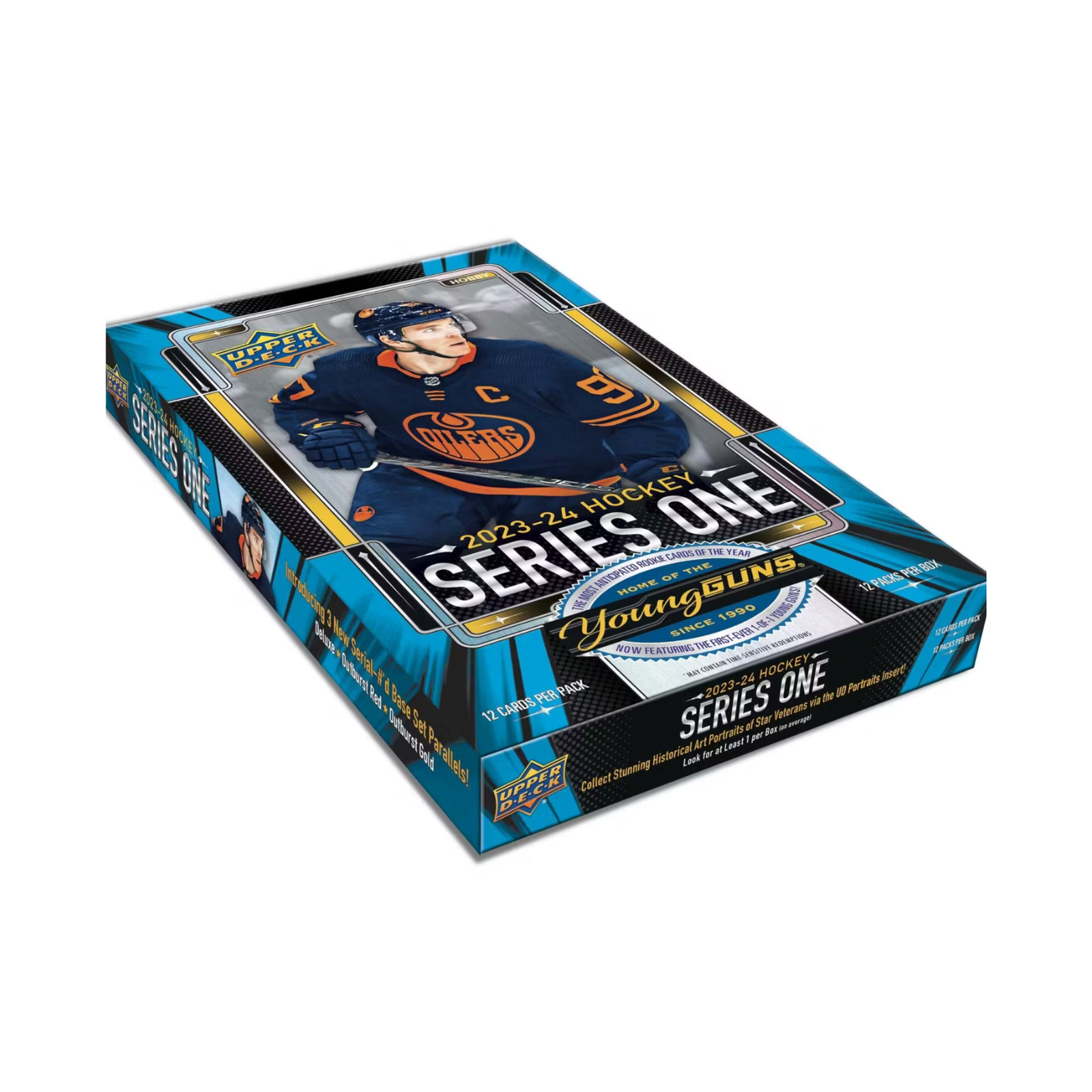 Untitleddesign_54_d16d1e8f-abe9-4852-ad76-d827a40a7117.png 2023-24 Upper Deck Series 1 Hockey Hobby 12 Box Case - Image 1