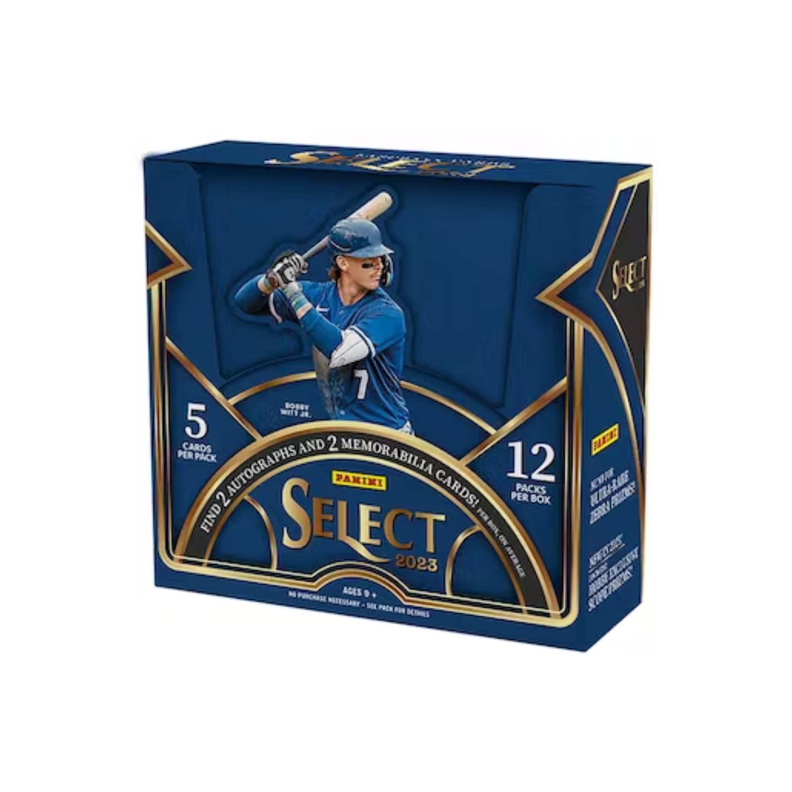 Untitleddesign_83_5b7791ab-7a04-448c-b906-ddba20537fb5.png 2023 Panini Select Baseball Hobby 12 Box Case - Image 1