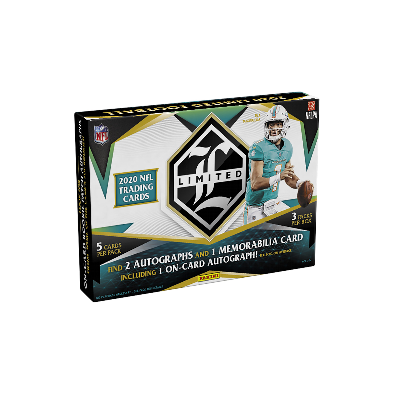 WEWILLBESETUPALLWEEKENDCOMEBYTHEBOOTHANDSAYHELLO_2.png 2020 Panini Limited Football Hobby Box - Image 1