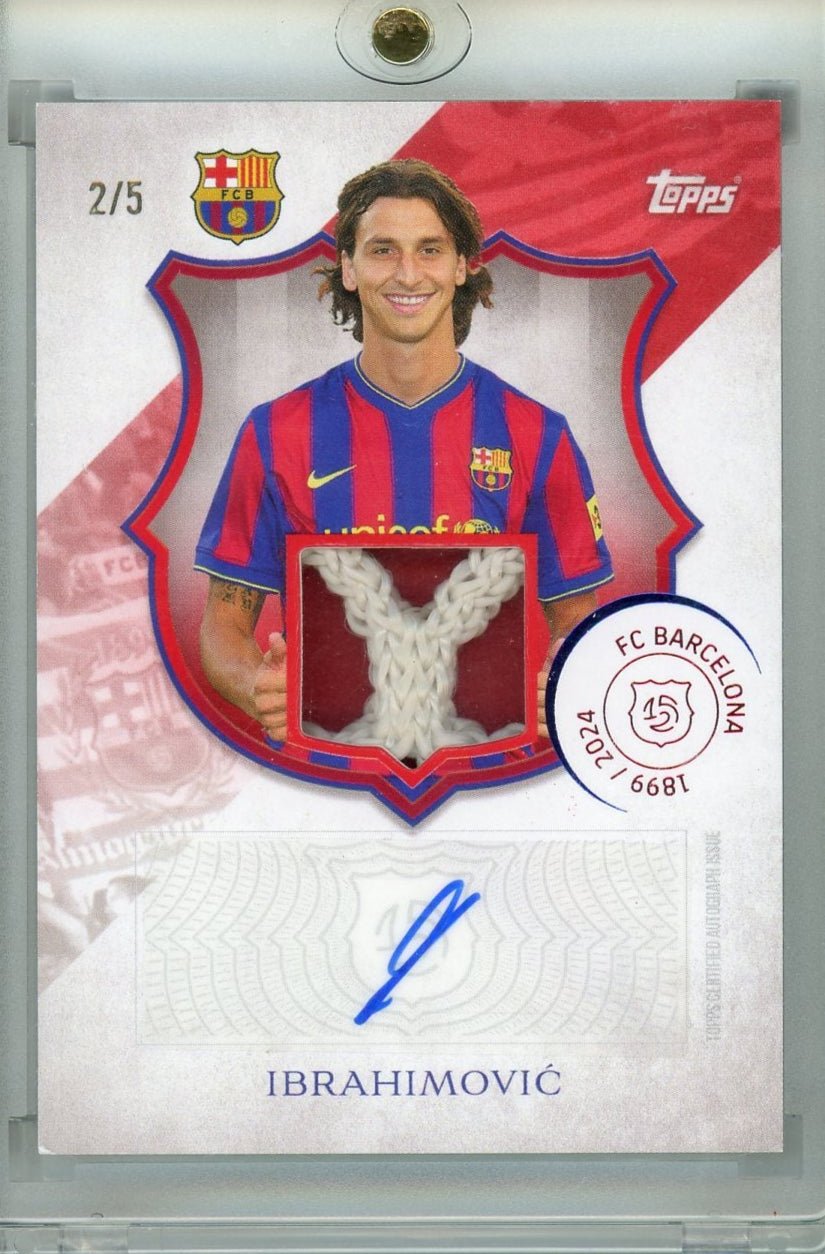 img004_6222d19b-e0a5-4647-8b8e-40bb9f3ff7ea.jpg Zlatan Ibrahimovic 2025 Topps FC Legacy autograph net relic #'d 2/5 - Image 1