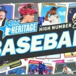 2023 Topps Heritage HIGH Number Baseball Hobby 12 Box Case