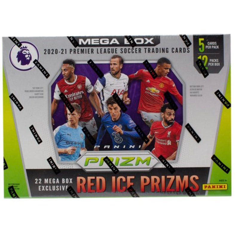 redice.jpg 2020/21 Panini Prizm EPL Soccer Mega Box Red Ice 20 Box Case - Image 1