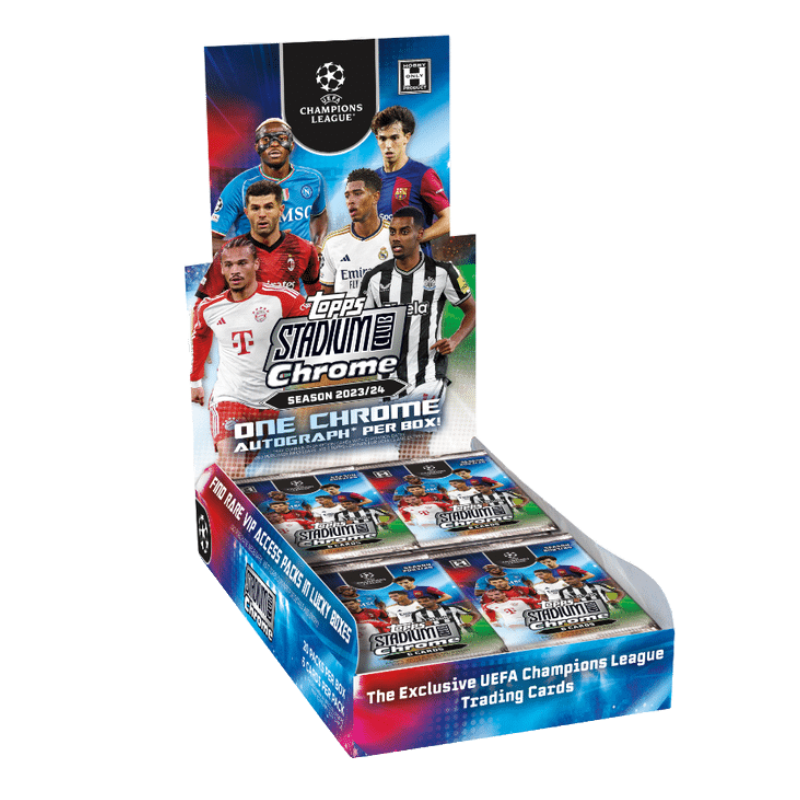 resizing_for_shopify_-_2024-10-28T103342.815.png 2023/24 Topps Stadium Club Chrome UEFA Soccer Hobby 12 Box Case - Image 1