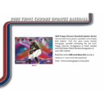 2025 Topps Chrome Update Baseball Hobby 12 Box Case - Image 2
