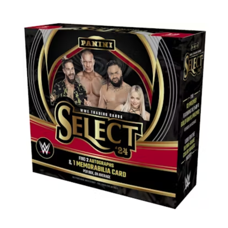 resizingforshopify-2024-10-28T121422.092.png 2024 Panini Select WWE Hobby 12 Box Case - Image 1
