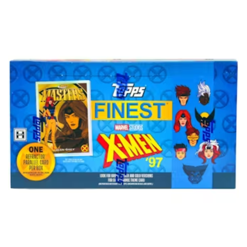 resizingforshopify-2025-02-25T132039.895.png 2025 Topps Finest X-Men 97 Hobby 8 Box Case - Image 1