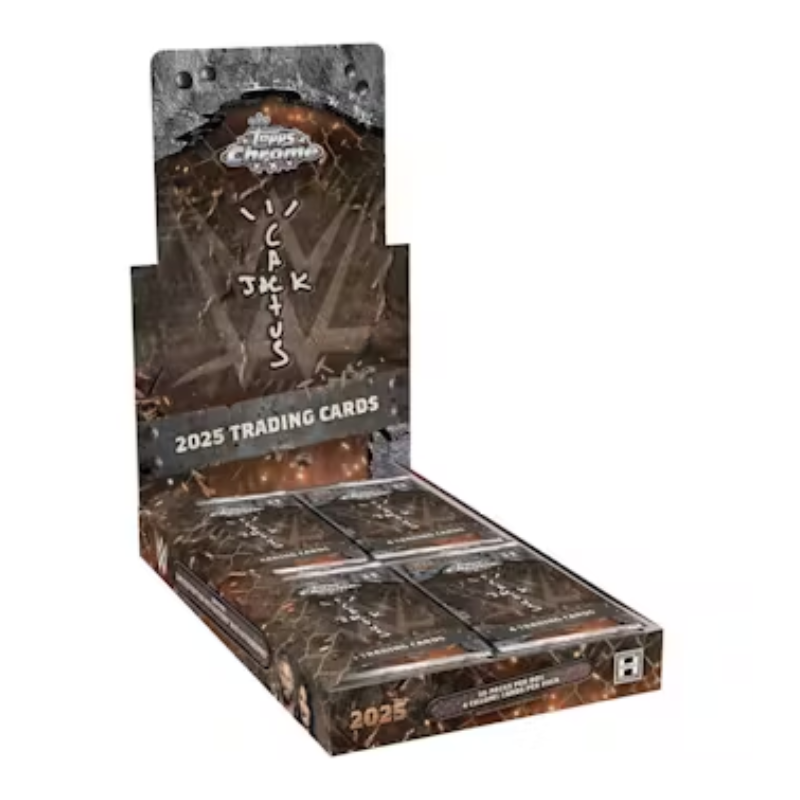 resizingforshopify-2025-08-22T164023.170.png 2025 Topps Chrome WWE x Cactus Jack Hobby Box - Image 1