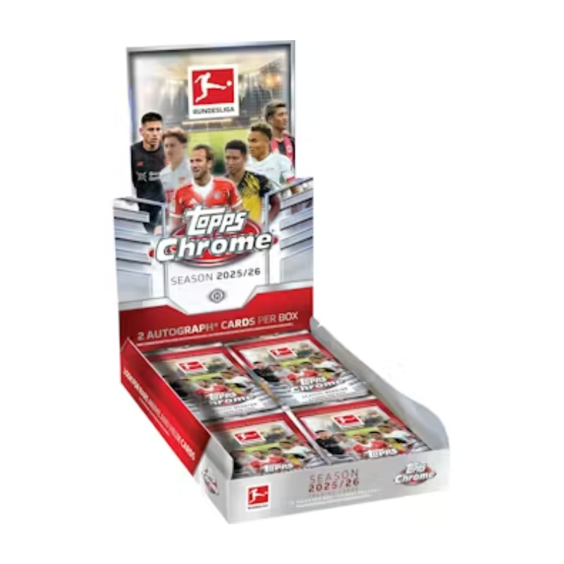 resizingforshopify-2026-03-12T122302.893-1.png 2025/26 Topps Chrome Bundesliga Soccer Hobby Box - Image 1