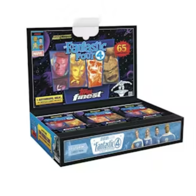 resizingforshopify-2026-04-09T125546.075.png 2026 Topps Finest Fantastic Four Hobby Box - Image 1