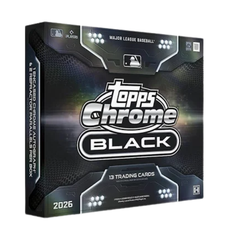 resizingforshopify-2026-04-23T144326.201.png 2026 Topps Chrome Black Baseball Hobby 12 Box Case - Image 1