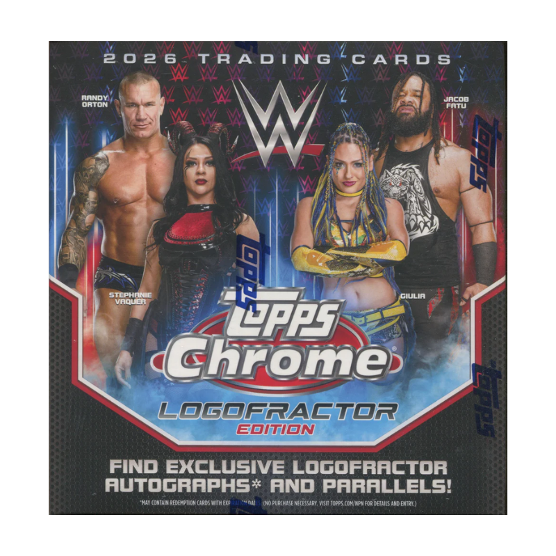 resizingforshopify-2026-04-24T111036.303-1.png 2026 Topps Chrome WWE Logofractor Box - Image 1