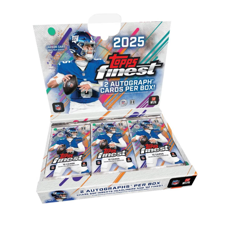 resizingforshopify-2026-05-08T114455.474.png 2025 Topps Finest Football Hobby 8 Box Case - Image 1