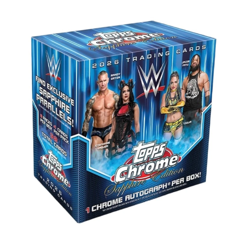 resizingforshopify-2026-05-15T122630.197_98fbffc1-8517-4270-8684-ff9018fa1623-1.png 2026 Topps Chrome WWE Hobby Sapphire Box - Image 1
