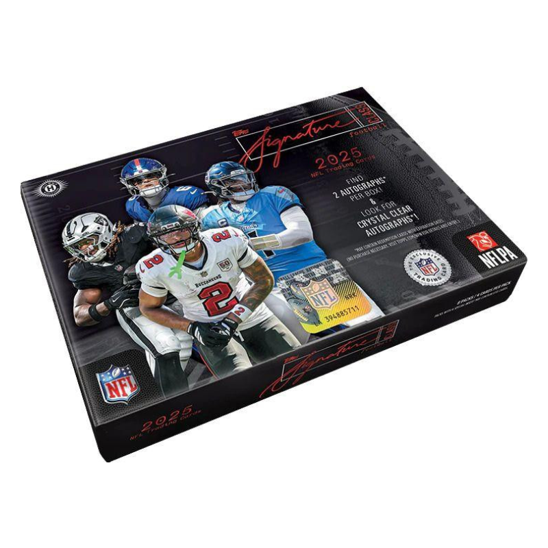 resizingforshopify-2026-05-26T144514.910.png 2025 Topps Signature Class Football Hobby Box - Image 1
