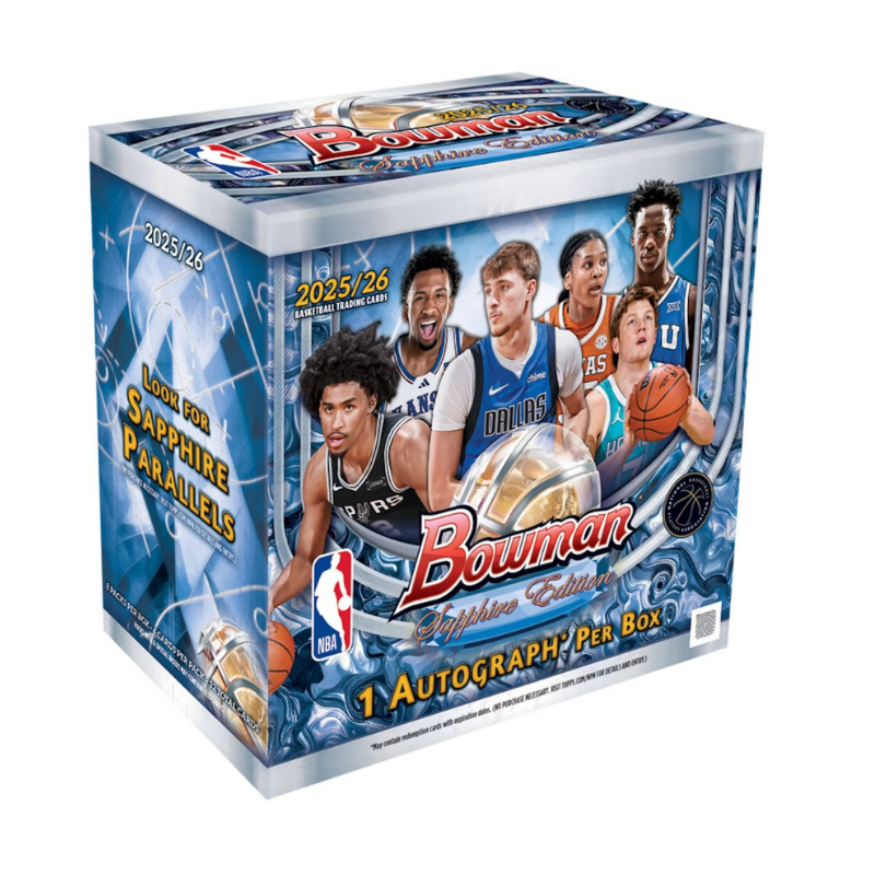 resizingforshopify-2026-06-02T112944.941.png 2025/26 Bowman Basketball Sapphire Edition 10 Box Case - Image 1