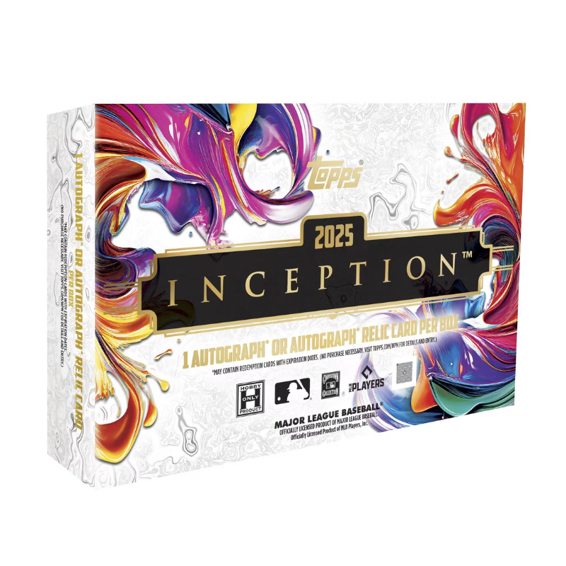 resizingforshopify-2026-06-11T124444.243_2f618907-04ca-4b9f-aefa-f622c3cdab1f.png 2025 Topps Inception Baseball Hobby Box - Image 1